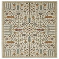 thumbnail image 3 of Oriental Weavers Andorra Area Rug - 2449B - 10' x 13'2" - in Ivory/ Gold - Vintage Bohemian Style, Stain Resistant, Family and Pet Friendly , Family, Dining, Living Room Rug, 3 of 5