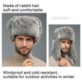 thumbnail image 6 of JZROCKER Trapper Hat Ear Protector Hat Teen Plush Earflap Hat Keep Warm Outdoor, 6 of 15