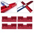 thumbnail image 4 of T Track Cross Chute,   T Track Intersection Parts 4PCS Aluminum Alloy Compact  For Carpenter For DIY Red,Blue,Silver, 4 of 8