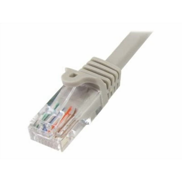 StarTech.com (1,8 m) Cat6 (m) Câble 6 Pi - Alimentation par Ethernet - Sans Fil - Gris - Câble Réseau Ethernet (45PATCH6GR) - Câble de Raccordement - RJ-45 à RJ-45 (M) - 6 Pi - UTP - CAT 5e - Gris - pour P/N: US1GC30A