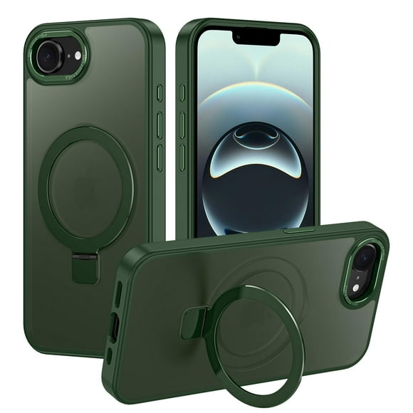 Funda para iPhone 16e con Soporte Magnético Verde