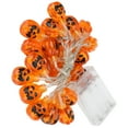 thumbnail image 1 of Cadena de luces de calabaza, Cadena de linternas de calabaza de Halloween Cadena de linternas de calabaza con pilas Cadena de linternas de calabaza de Halloween Cadena de salida de alta intensidad, 1 of 8