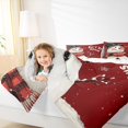 thumbnail image 4 of jejeloiu Let It Snow Bedding Comforter Set,Xmas Snowmen Twin Comforter Sets,Merry Christmas Bedding Set For Children,Super Cozy Room Decor Reversible,2 Pieces, 4 of 8