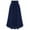 Navy, variant on JNGSA Skirts for Women Midi Length, Women's Chiffion Midi Skirt High Waisted Drawstring A-Line Pleated Long Skirts Swing Skirt