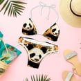 thumbnail image 6 of Panda Sunflower Swim Suit Women Bikini Set Detachable Sponge Adjustable Strap Two-Pack Swim Wear, 6 of 6