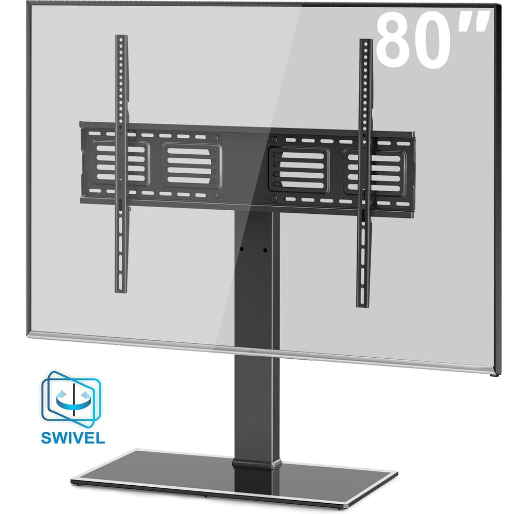 FITUEYES Universal TV Stand Swivel Tabletop TV Stand with Mount for 50