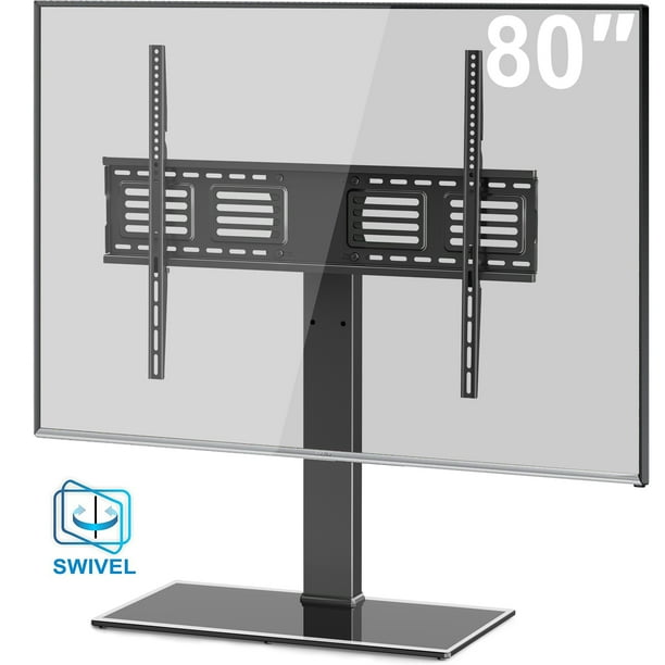 FITUEYES Universal TV Stand Swivel Tabletop TV Stand with Mount for 50