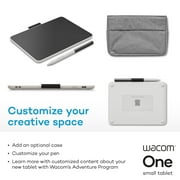 Wacom One Small Bluetooth Graphics Drawing Tablet, 7.4 x 5.6 inch; Compatible with Chromebook, Mac, Windows and Android for Digital Art, Photo Editing, Design; Includes Creative Software and Training