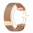 thumbnail image 5 of FIEWESEY Mesh Watch Band for Charge 5 Charge 6 Replacement Metal Bands , Stainless Steel Magnetic Milanese Watch Band Strap For Charge 5 / Charge 6 Smartwatch Wristband - Rose Gold, 5 of 7