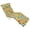 Gregoire Chamomile, variant on 72-inch by 24-inch Patterned Polyester Outdoor Chaise Lounge Cushion 93475-REO-65