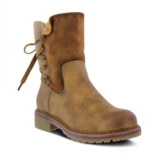 PATRIZIA Spring Step Dawna Ankle Boots for Women - Pull-On Ladies Boots with Zipper Closure - Tonal stitching Womens Boots for Outdoor