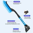 thumbnail image 6 of Nkmbld Car Snow Shovel, Ice Scrapers for Car Windshield Extendable, Detachable Telescopic Snow Brush for Car, Trucks, SUV, Long Snow Scraper with Brush, Orange, 6 of 8