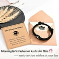 thumbnail image 3 of 2025 Graduation Gifts for Him Men, Inspirational Compass Bracelet for Boys, High School 5th 8th Grade College Masters Degree Graduation Gifts for Grandson Son Nephew Friends, 3 of 5