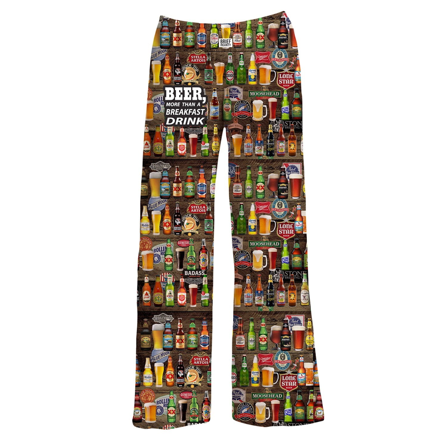 American Mills American Mills Men's Beer Lounge Pants Alcohol Print