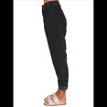 thumbnail image 3 of Pantalones Casuales de Cintura Alta y Pierna Recta para Mujer, Holgados y Cómodos, con Bolsillos Negro M, 3 of 6