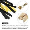 thumbnail image 4 of Unique Bargains 20Pcs Wedding Ribbon Sticks Ribbon Streamers Sticks for Wedding Celebration Golden,Black, 4 of 5