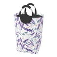 thumbnail image 2 of Vsdgher Lavender Flowers Print Square Laundry Bag Large Collapsible Dirty Clothes Bags With Handles Waterproof Essentials Storage For College Dorm, Family, 2 of 6