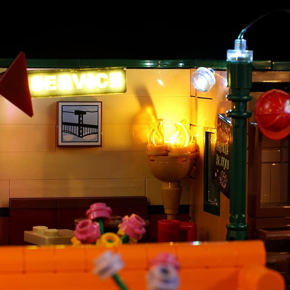 HHHC Led Lighting Kit for Ideas Friends Central Perk Compatible with Lego 21319 Building Blocks Model Not Include The Lego Set RC Sound Version Walmart