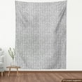 thumbnail image 3 of Ambesonne Grey and White Fabric by the Yard Upholstery, Retro Brick Wall, 1 Yard, Grey, 3 of 4