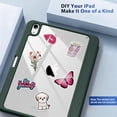 thumbnail image 6 of Case for iPad (A16) 11th Generation 11 Inch 2025, iPad 10th Generation Case 10.9 Inch 2022 with Pencil Holder,Slim Protective Cover with Clear Back Shell,Auto Wake/Sleep, Midnight Green, 6 of 15