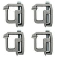 thumbnail image 3 of RAParts 4 PCS Heavy Duty Aluminum Silver Mounting Clamps for Truck Cap Topper Camper Shell, 3 of 10