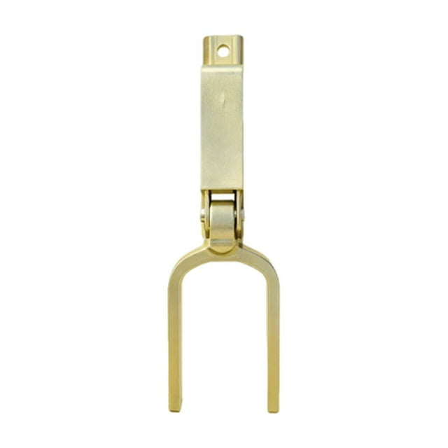 Gate Locking Device With Automatic Spring-Loaded Latch For Wood Metal Or Pipe Mounting 10 in Length