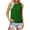 Green, variant on BiZtdJrK Womens Solid Tank Tops Loose Casual Round Neck Sleeveless Blouse Eyelet Embroidery Tanks Army Green L