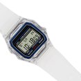 thumbnail image 3 of BIMZUC Digital Sports Watch LED Backlight Unisex Multifunctional Waterproofing Electronic Watch Transparent White 1.18 inches / 30 mm, 3 of 9