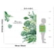 thumbnail image 3 of Calcomanía de pared de hojas tropicales verdes, plantas de hojas de palmera natural, murales de arte, decoración de pared impermeable para dormitorio, sala de estar, aula, oficina, decoración del, 3 of 8