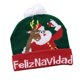 thumbnail image 4 of Gorro de Navidad para Mujer y hombre Yinane Con Luces LED verde, 4 of 5