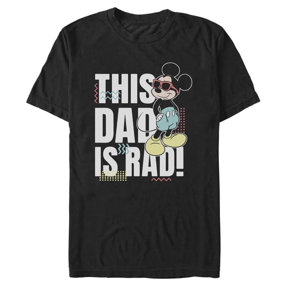 Mens Mickey & Friends This Dad Is Rad T Shirt