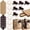 Beige,Brown, variant on 48 Pcs Western Cowboy Gift Bags Western Theme Party Favors Cowboy Paper Goodie Handles Bags with Red Paisley Bandana Horseshoes Stickers for Rodeo Cowgirl Birthday Party Decoration
