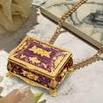 thumbnail image 5 of Milageto Enameled Jewelry Box Desktop Trinket Box for Ear Studs Rings Home Decoration, 5 of 7
