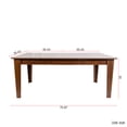 thumbnail image 4 of 106.3" Wood Expandable Dining Table for 8-10 Person, Modern Extendable Dining Room Table Large Rectangle Dining Table, Multifunctional Utility, Table for Dining Room and Kitchen, Walnut, 4 of 8