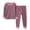 0-Purple330, variant on WOYY Boys Girls Lined Sleepwear Set Kids Long Sleeve Thermal Underwear Outfits, Sizes 3-4T