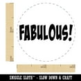 thumbnail image 2 of Fabulous Teacher School Fun Text Self-Inking Rubber Stamp Ink Stamper - Purple Ink - Mini 1/2 Inch, 2 of 7