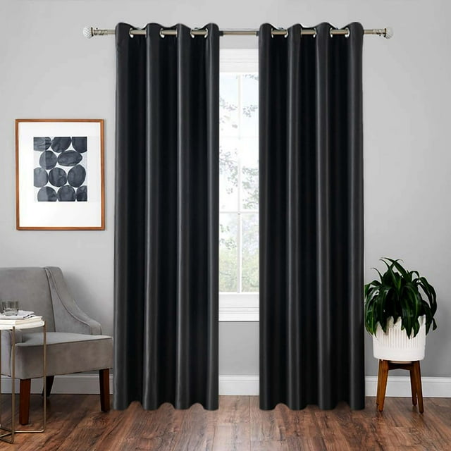 Riforla Curtain Fabric Solid Color Thickened Shading Heat Insulating High Precision Curtain Curtain A 132x160cm