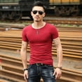 thumbnail image 4 of Camisetas para hombre, camiseta de secado rápido, camiseta ajustada para hombre, camiseta lisa para gimnasio, músculos lisos, ajustada, amarilla, manga corta, moda, caliente, 4 of 4