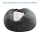 thumbnail image 3 of Funda para sillón puf solamente (sin relleno), lavable, ultra suave, 3 of 8