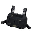 thumbnail image 2 of Bolsa de pecho para deportes al libre, transpirable, multifunción, suave, con cremallera, mochila utilitaria de gran capacidad para caza, viajes Camuflaje negro, 2 of 10