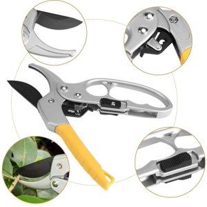 Secateurs, Pruning Shears Pruning Shears made of Carbon Steel with Ergonomically Shaped Handle for Cutting Twigs, Branches, Bushes, New Growth