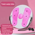 thumbnail image 3 of Sioweci Waist Twist Board Waist Foot Massage Waist Twister Abdominal Muscles Strengthening Waist Exercise Slimming Twisting Disc Fitness Gear Purple, 3 of 13