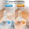 thumbnail image 2 of Space Heater Tower Ventilador sin aspas, calentador y ventilador combinado con control remoto, sin instalación, silencioso, oscilación de 80°, 8 velocidades, temporizador de 9 horas, filtro HEPA, 32 p, 2 of 5