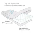 thumbnail image 4 of Cubre Colchón C/cierre Antichinches Impermeable -matrimonial, 4 of 8