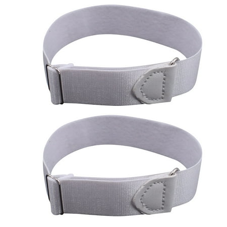 

Leutsin Two Elastic Armbands Shirt Garters Sleeve Hold Ups Arm Sleeve Holders