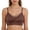 Coffee, variant on LIUYUNNN Large Size Comfortable Breathable Underwear Smooth Bra Bras, Size 34