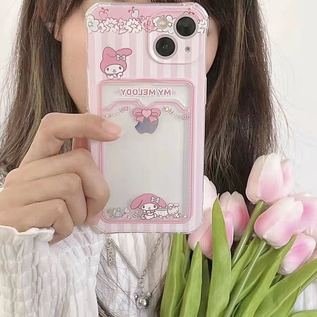Fundas de teléfono Sanrio Kuromi My Melody para iPhone 14 13 12 11 Pro Max XR XS MAX 8X7 SE 2020, funda de silicona transparente a prueba de golpes xuanjing unisex