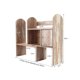 thumbnail image 3 of Adjustable Desktop Shelf Countertop Bookshelf Bookcase Wood Desk Organizer Office Supplies and Accessories Storage Display Rack, Black&Brown&Dark Gray, 3 of 4
