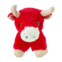 Small Cow Plush, Red, 8", Valentine's Day by Way To Celebrate