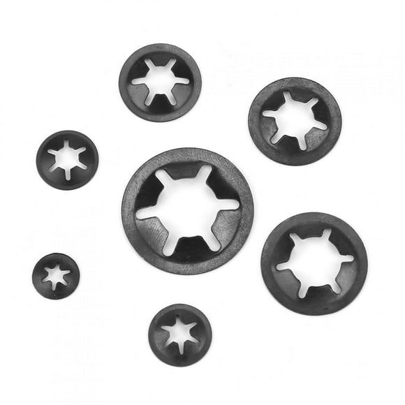 Steel Washer Set,260pcs Manganese Steel Push Lock Washer Fastener Push On Lock Washer Built to Last